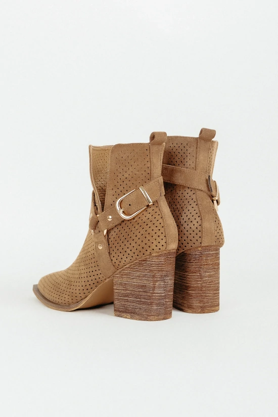 NIDER LOW BOOT - CAMEL