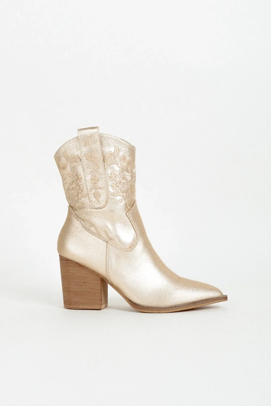 LEBER LOW BOOT - GOLD