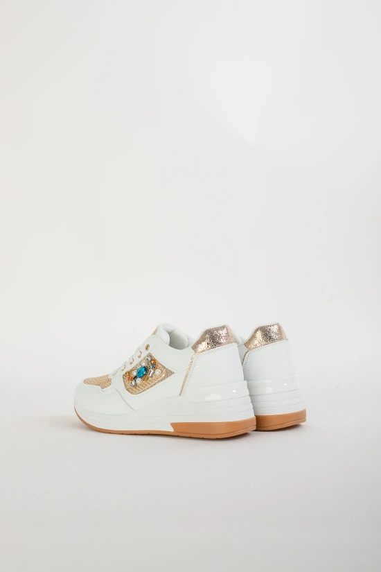 SNEAKERS CASUAL MILASS - BLANCO