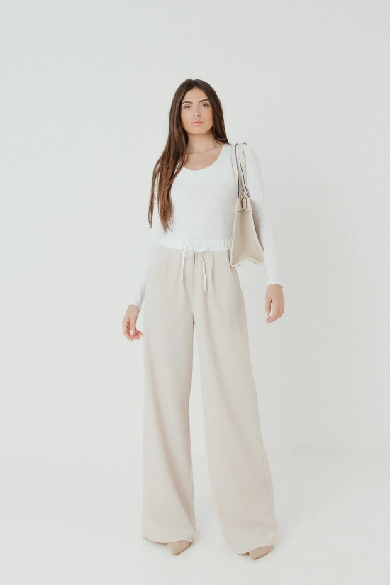 ARICLE TROUSERS - BEIGE