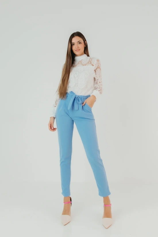GINOS TROUSERS - BLUE