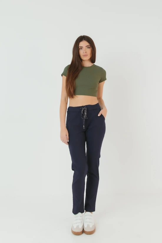MIRSO TROUSERS - NAVY BLUE