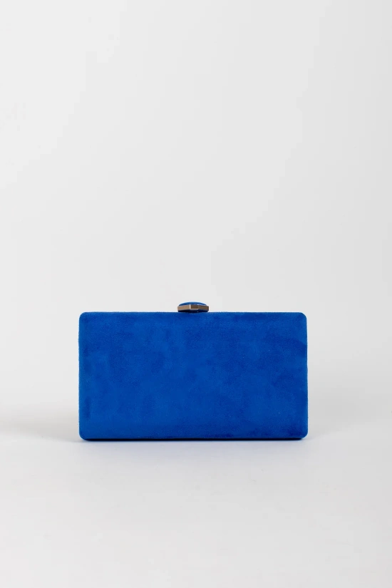 SAFIA CLUTCH BAG - KLEIN BLUE