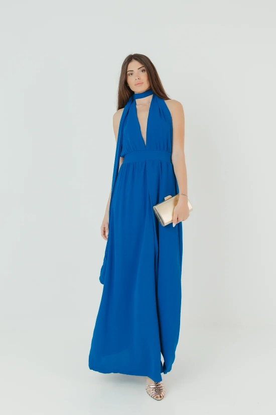 RONGE DRESS - KLEIN BLUE