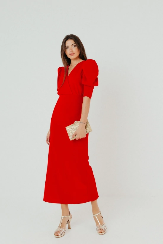 CHERNOS DRESS - RED