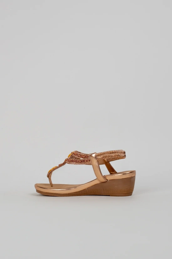 LINETTE WEDGE - CHAMPAGNE