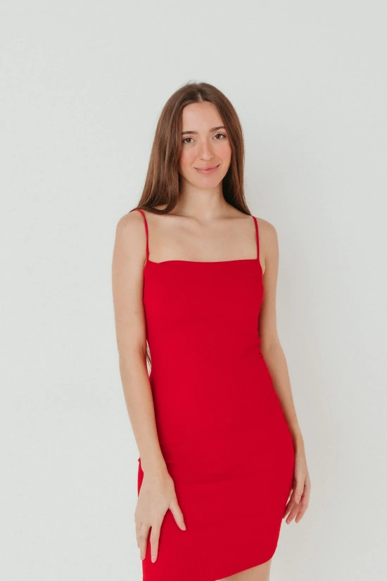 CINAR DRESS - RED