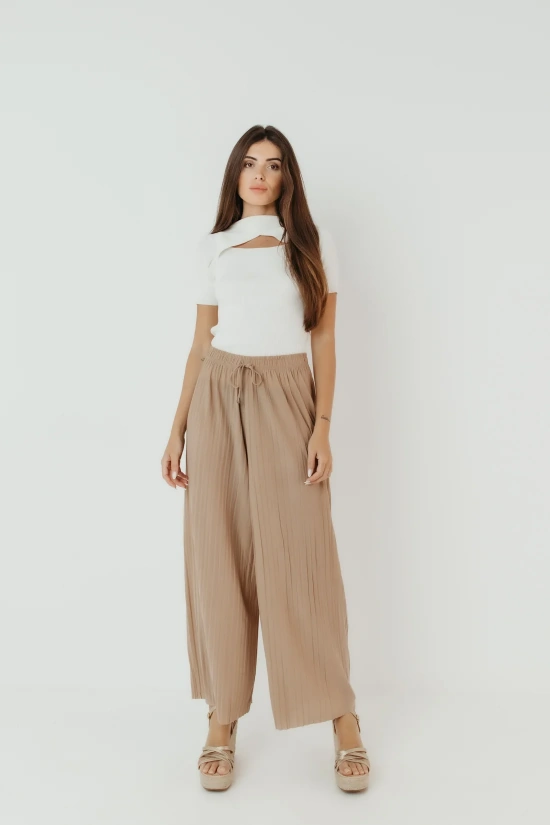 KIPES TROUSERS - TAUPE