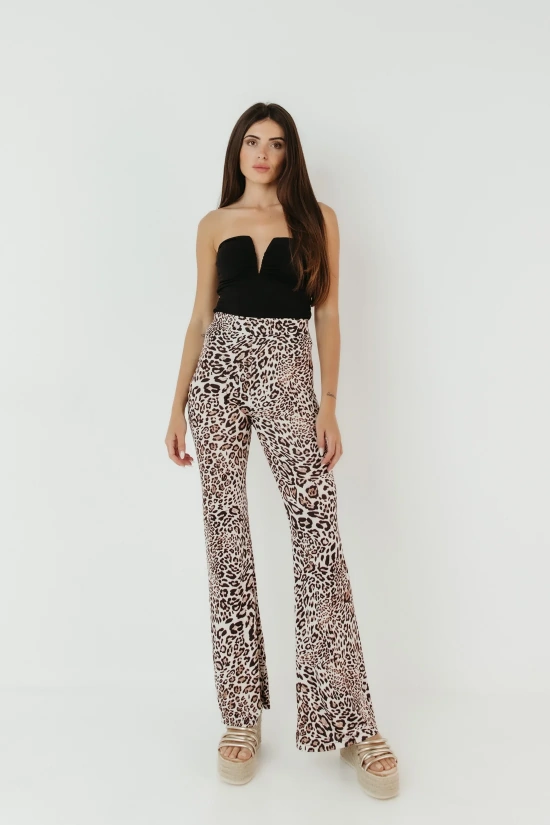 RURIL TROUSERS - LEOPARD LARGE